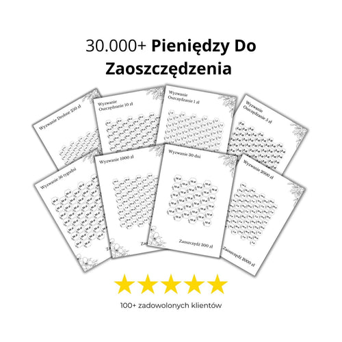 30.000 zł – Arkusze Wyzwań Oszczędzania